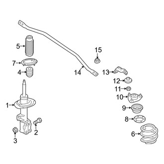 Hyundai OE - Front Suspension - Struts & Components