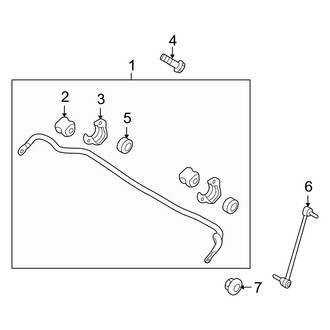 Hyundai OE - Front Suspension - Stabilizer Bar & Components