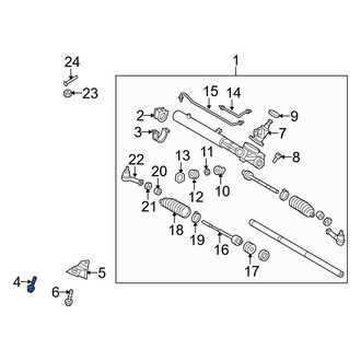 Hyundai OE - Left Rack and Pinion Mount Bolt