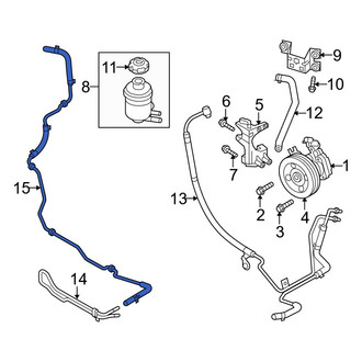 Hyundai OE - Power Steering Return Hose