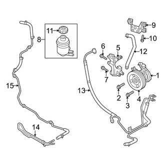 Hyundai OE - Steering Gear & Linkage - Pump & Hoses (2.0T / 2.0T Premium / 2.0T R-Spec)