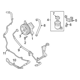 Hyundai OE - Steering Gear & Linkage - Pump & Hoses (3.8 Grand Touring / 3.8 R-Spec / 3.8 Ultimate)