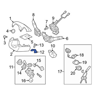 Hyundai OE - Ignition Lock Housing Clamp