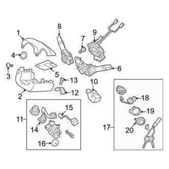 Hyundai OE - Steering Column - Shroud, Switches & Levers