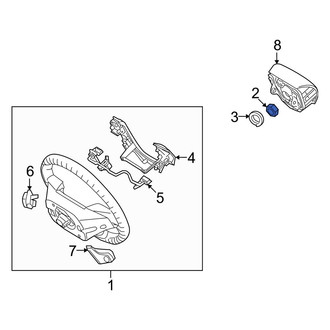Hyundai OE - Steering Wheel Nut