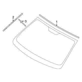 Hyundai OE - Windshield - Reveal Moldings