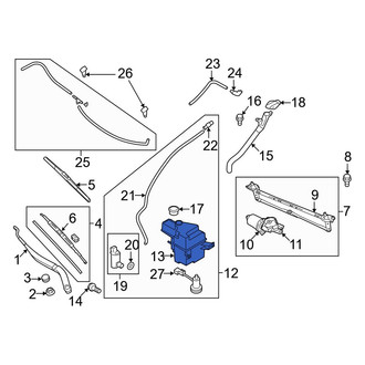 Hyundai OE - Washer Fluid Reservoir