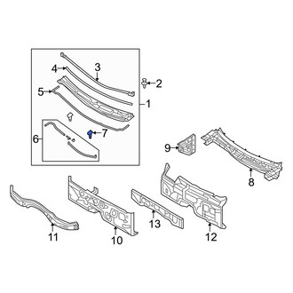 Hyundai OE - Front Windshield Washer Nozzle