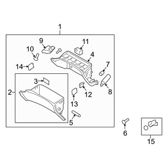 Hyundai OE - Instrument Panel - Glove Box