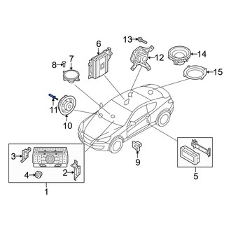 Hyundai OE - Speaker Rivet