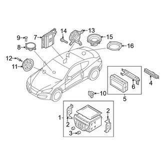 Hyundai OE - Instrument Panel - Sound System