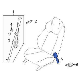 Hyundai OE - Front Left Seat Belt Receptacle