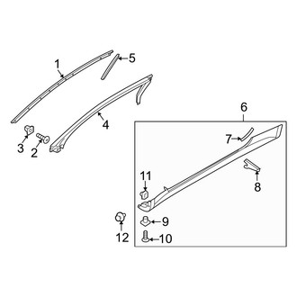 Hyundai OE - Pillars, Rocker & Floor - Exterior Trim