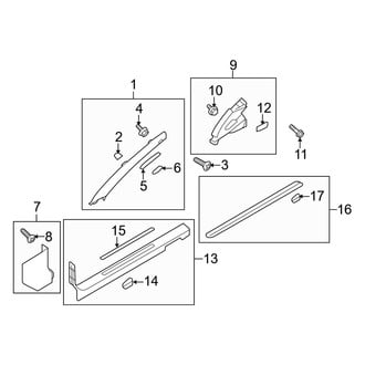 Hyundai OE - Pillars, Rocker & Floor - Interior Trim