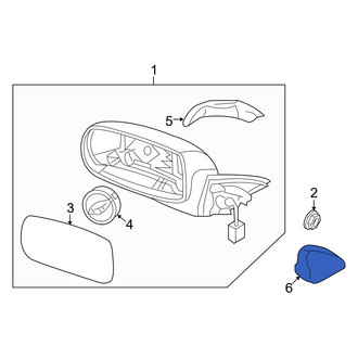 Hyundai OE - Front Left Door Mirror Trim Ring