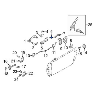 Hyundai OE - Exterior Door Handle Base Bolt