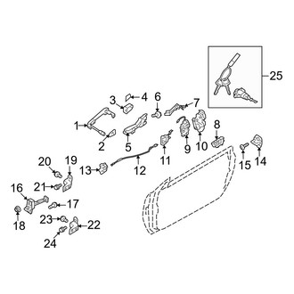 Hyundai OE - Door - Lock & Hardware