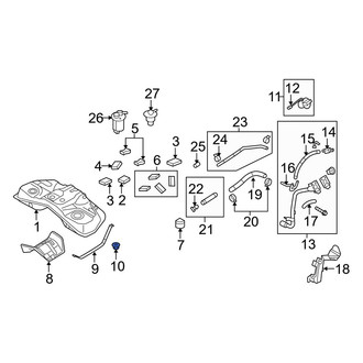 Hyundai OE - Fuel Tank Strap Nut