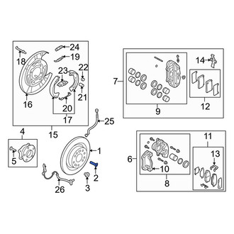 Hyundai OE - Disc Brake Rotor Set Screw