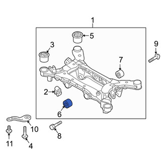 Hyundai OE - Front Suspension Crossmember Insulator