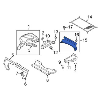 Hyundai OE - Rear Rear Body Panel Trim Panel