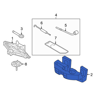 Hyundai OE - Rear Trunk Floor Storage Box
