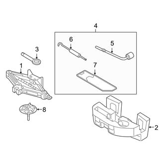 Hyundai OE - Rear Body & Floor - Jack & Components