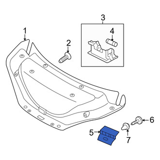 Hyundai OE - Rear Deck Lid Handle