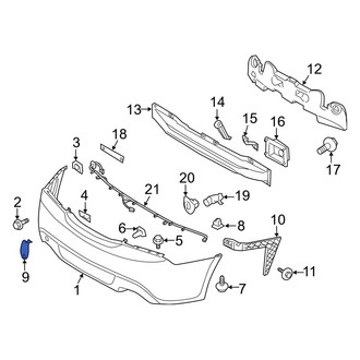 Hyundai OE - Rear Jack Plug Cover