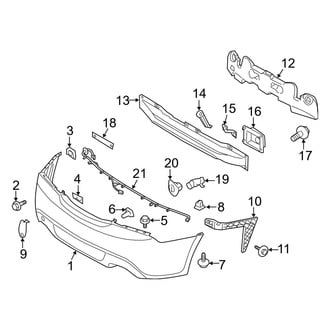 Hyundai OE - Rear Bumper - Bumper & Components