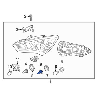Hyundai OE - Front Headlight Bulb