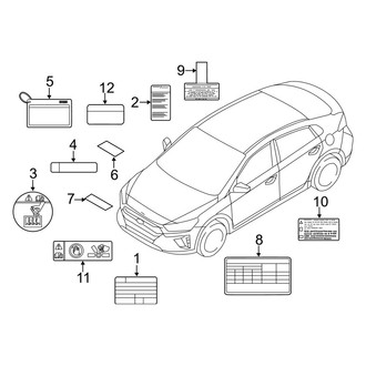 Hyundai OE - Information Labels - Labels