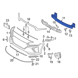 Hyundai OE - Front Bumper Impact Bar