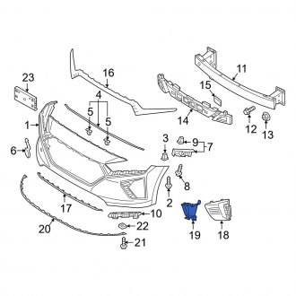 Hyundai OE - Front Right Brake Air Duct