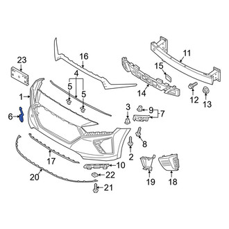 Hyundai OE - Front Tow Eye Cap