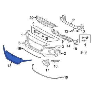 Hyundai OE - Front Bumper Trim