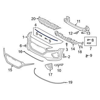 Hyundai OE - Front Hood Seal