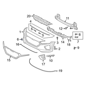 Hyundai OE - Front Tow Eye Cap