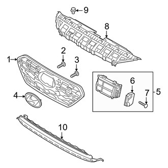 Hyundai OE - Front Bumper & Grille - Grille & Components