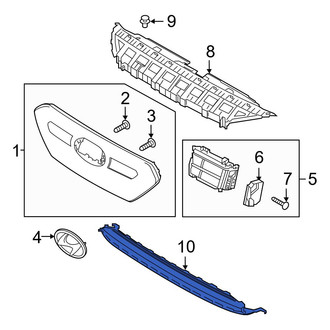 Hyundai OE - Front Lower Grille