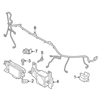 Hyundai OE - Front Bumper & Grille - Electrical Components (Hybrid Limited / Hybrid SEL / Plug-In Hybrid Limited / Plug-In Hybrid SE / Plug-In Hybrid SEL)