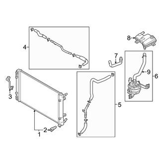 Hyundai OE - Inverter Cooling Components (Hybrid Blue / Hybrid Limited / Hybrid SEL)