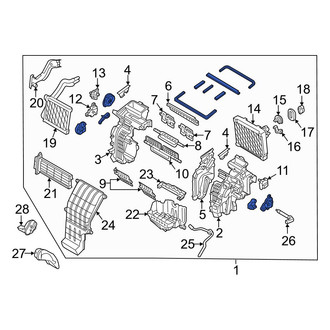 Hyundai OE - HVAC Unit Case Assembly