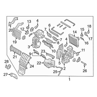 Hyundai OE - Air Conditioner & Heater - Evaporator & Heater Components