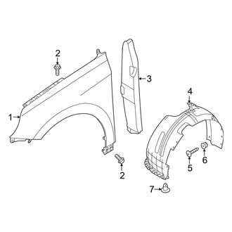 Hyundai OE - Fender & Components (Electric / Electric Limited / Hybrid Blue / Hybrid Limited / Hybrid SEL)