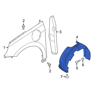 Hyundai OE - Front Right Fender Splash Shield