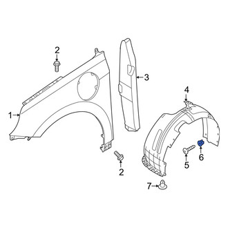 Hyundai OE - Fender Liner Grommet