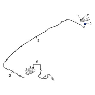 Hyundai OE - GPS Navigation System Antenna Nut