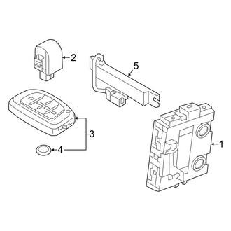 Hyundai OE - Electrical - Keyless Entry Components (Smart Key), (Hybrid Blue / Hybrid Limited / Hybrid SE / Hybrid SEL / Plug-In Hybrid Limited / Plug-In Hybrid SE / Plug-In Hybrid SEL)