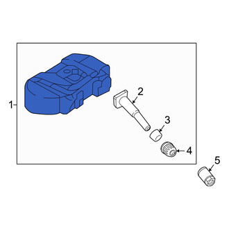 Hyundai OE - Tire Pressure Monitoring System (TPMS) Sensor